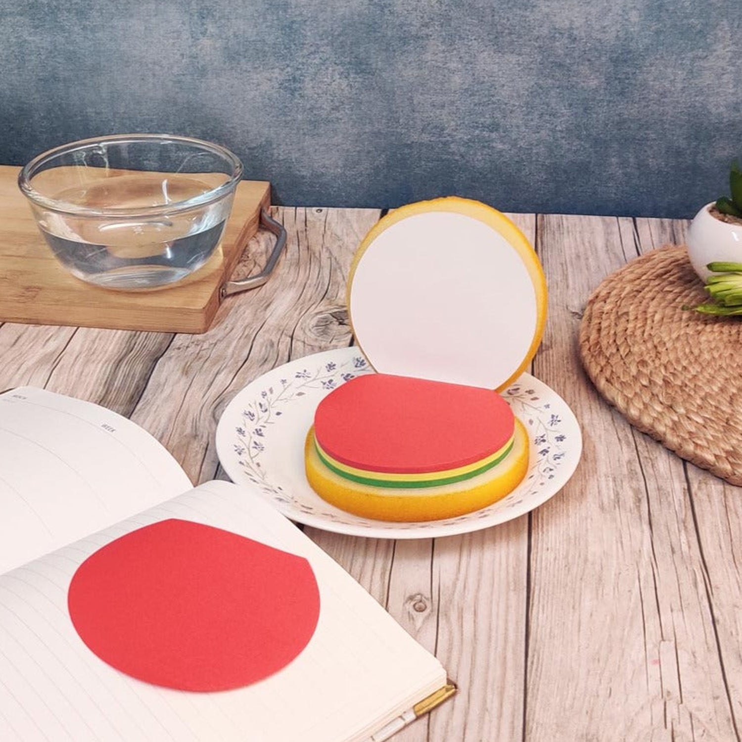 8073 Burger Shaped Notepad / Sticky Notes / Memo Pads, Unique Mini Notes (Multicolor) - DeoDap 8073 Burger Shaped Notepad / Sticky Notes / Memo Pads, Unique Mini Notes (Multicolor) - DeoDap